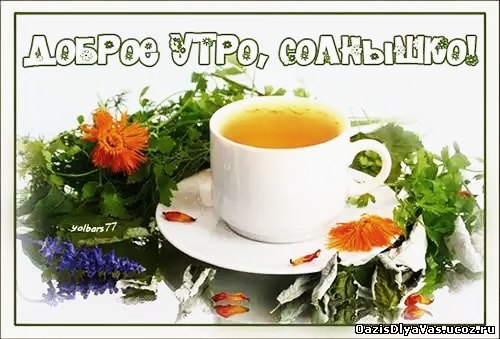 "Доброе утро" картинки добрые!