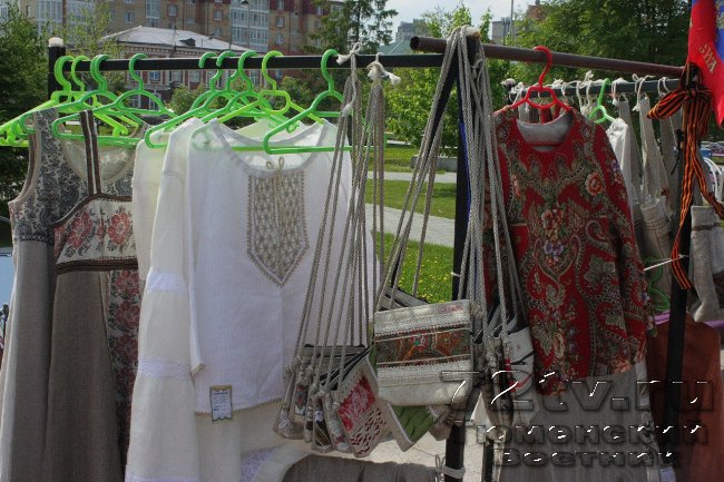 Сибирь и Тюмень в одежде Славян - натуральные ткани