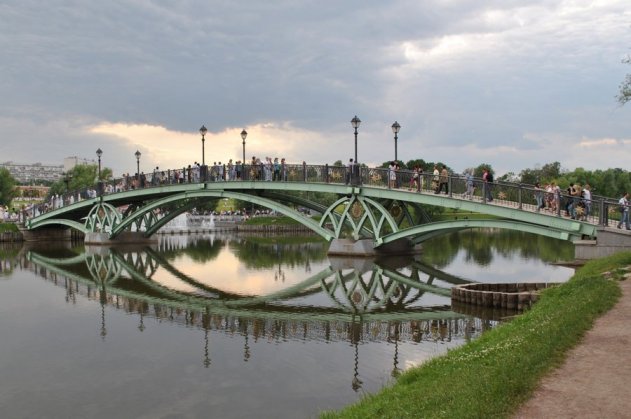Красота Москва "Царицино" Восточный арочный мост в  Царицыно!