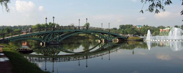 Красота Москва "Царицино" Восточный арочный мост в  Царицыно!