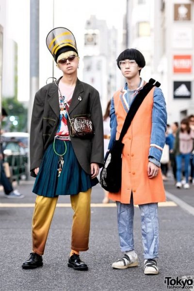 Передовая Японская мода "Современная прикольная одежда"!