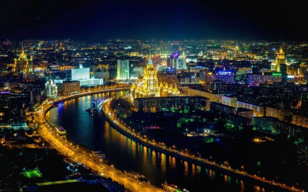 Красивые места по Москве "Топ 30 ночных красивейших Московских мест"!