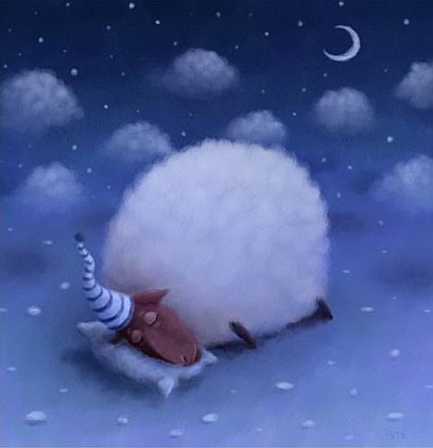 Картинки спокойной ночи сладких снов зайка