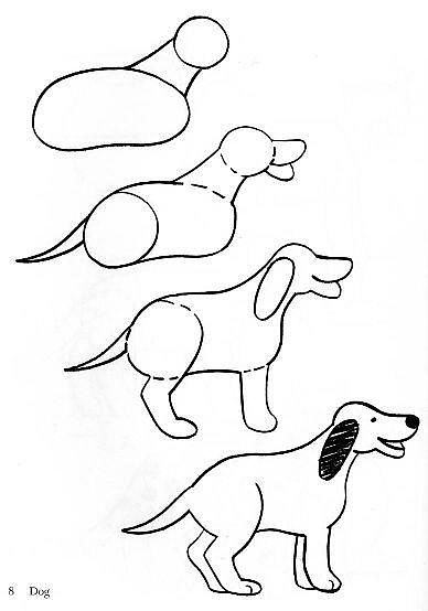 Рисовать собаку - Рисуем с детьми!