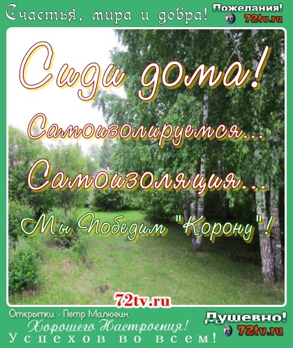 Картинки - Сиди дома!